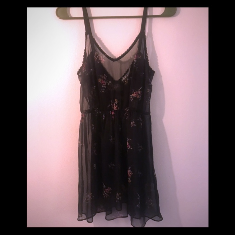 Kimchi blue sheer embroidered tank